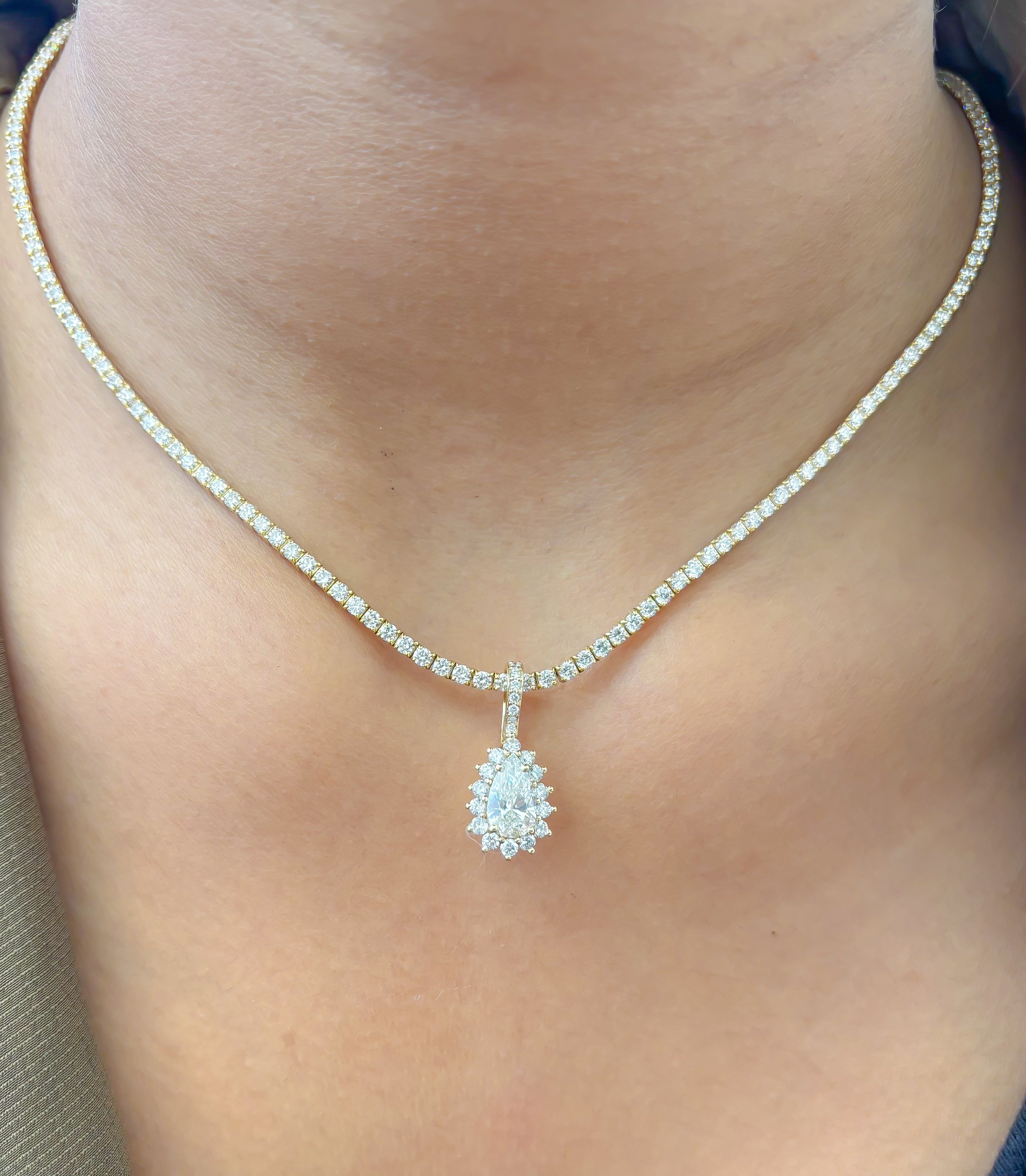 JPPD-901/9908 Lab Grown Diamond Pendant | 14K