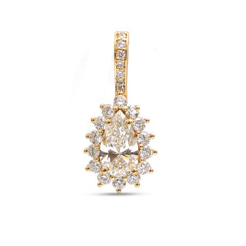 JPPD-901/9908 Lab Grown Diamond Pendant | 14K