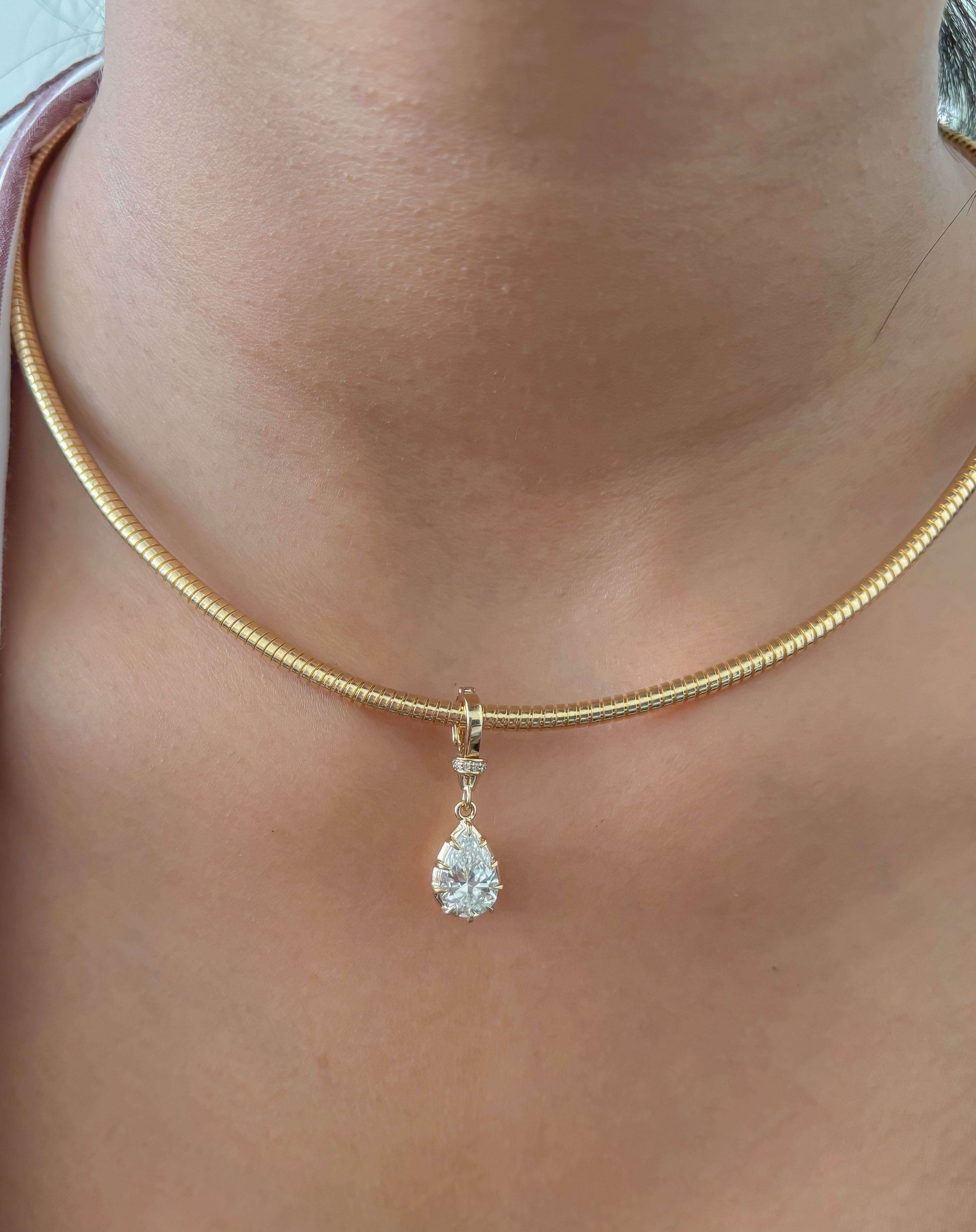 JPPD-939/10110 Lab Grown Diamond Pendant | 14K