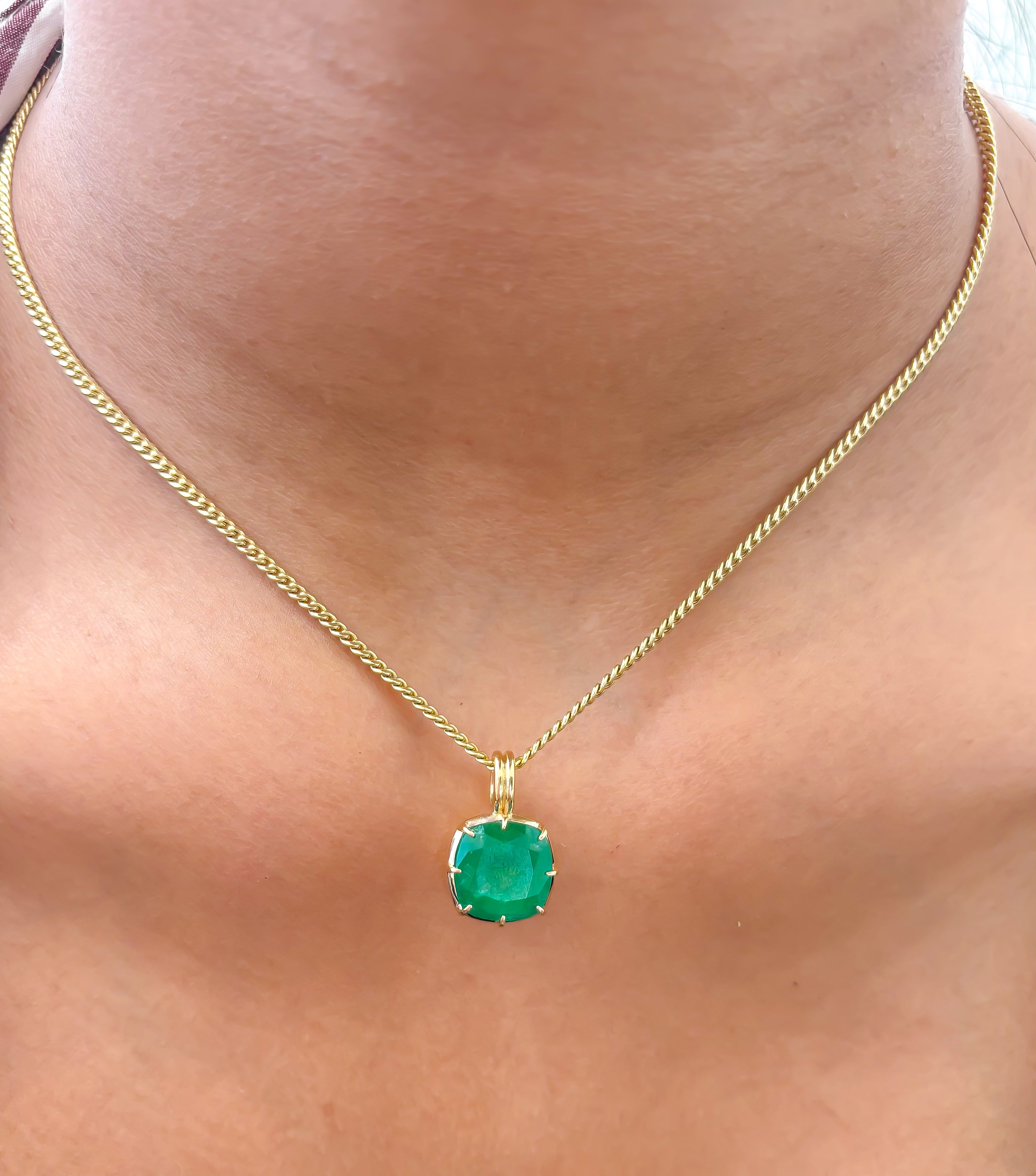 JPPD-942/10113 Emerald Pendant | 18K