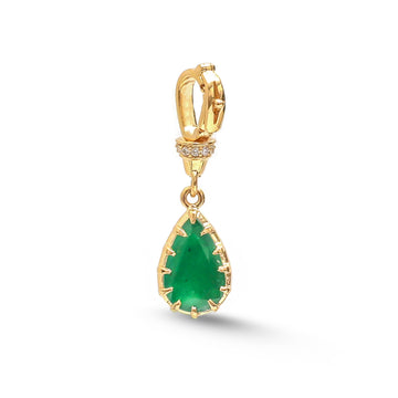 JPPD-948/10131 Emerald Diamond Pendant | 18K
