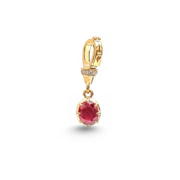 JPPD-949/10132 Ruby Diamond Pendant | 18K