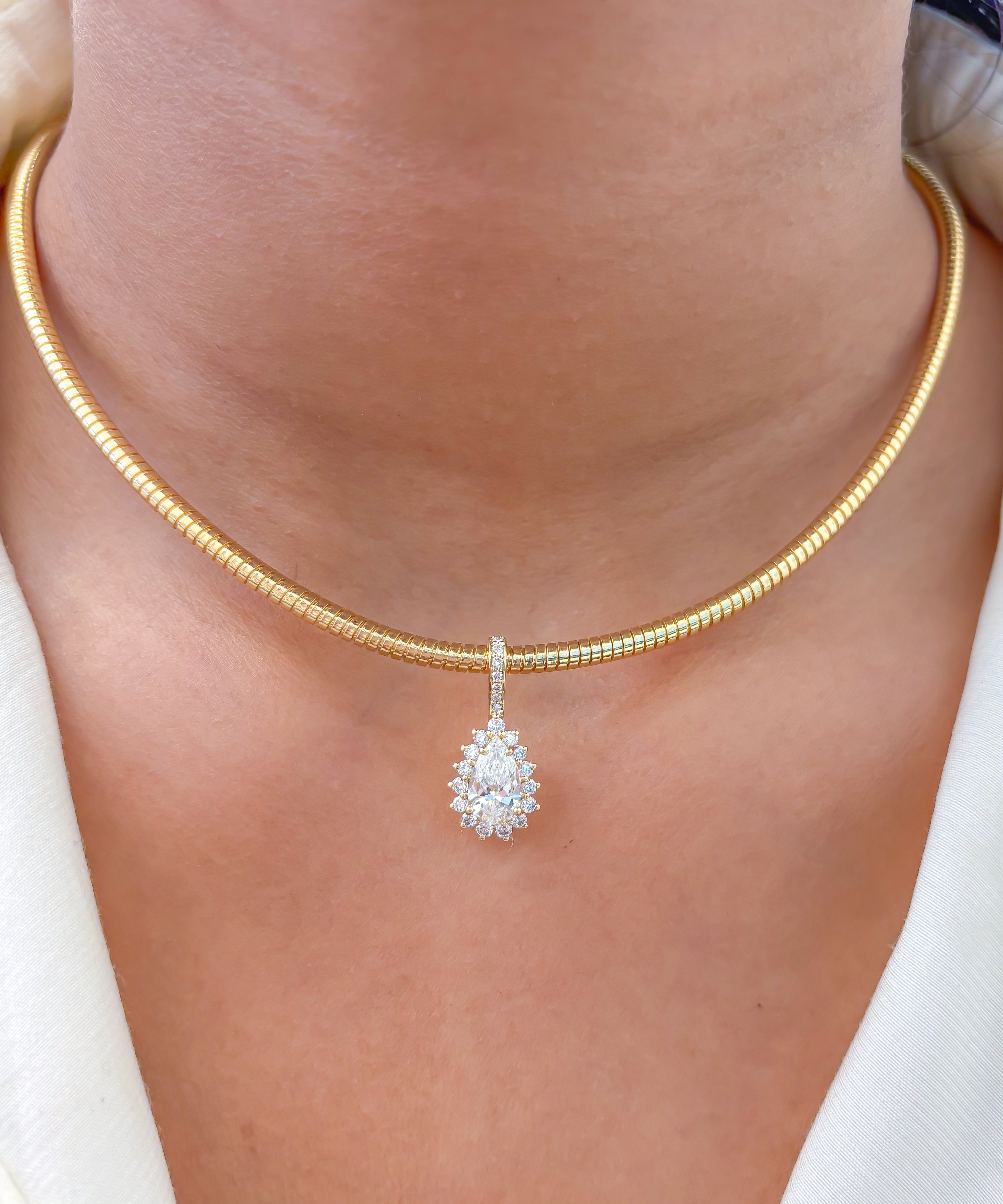 JPPD-951/10156 Lab Grown Diamond Pendant | 14K