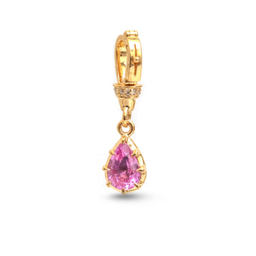 JPPD-953/10203 Pink Sapphire Diamond Pendant | 18K