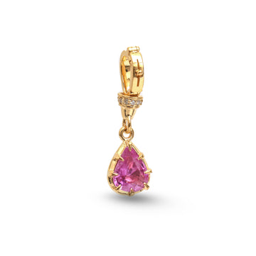 JPPD-954/10204 Pink Sapphire Diamond Pendant | 18K