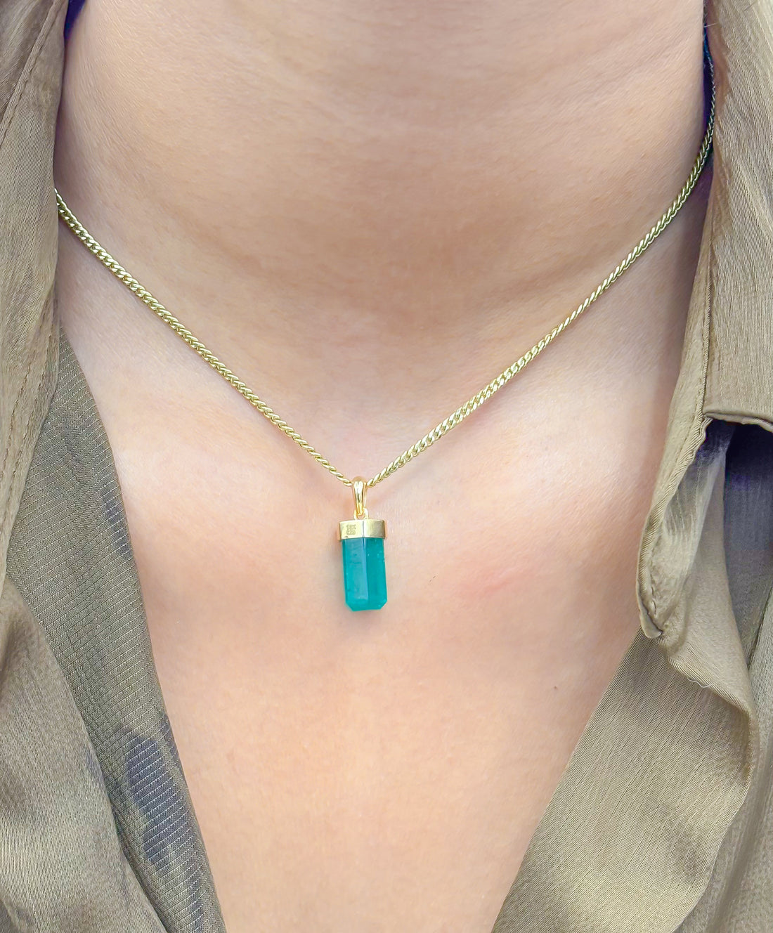 JPPD-961/10236 Emerald Pendant | 18K