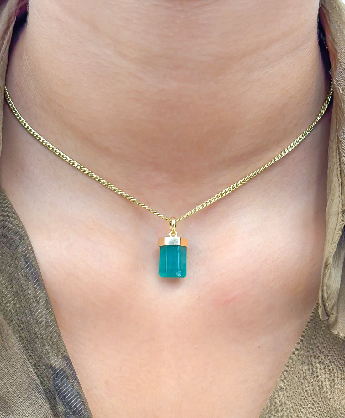 JPPD-979/10278 Emerald Pendant | 18K