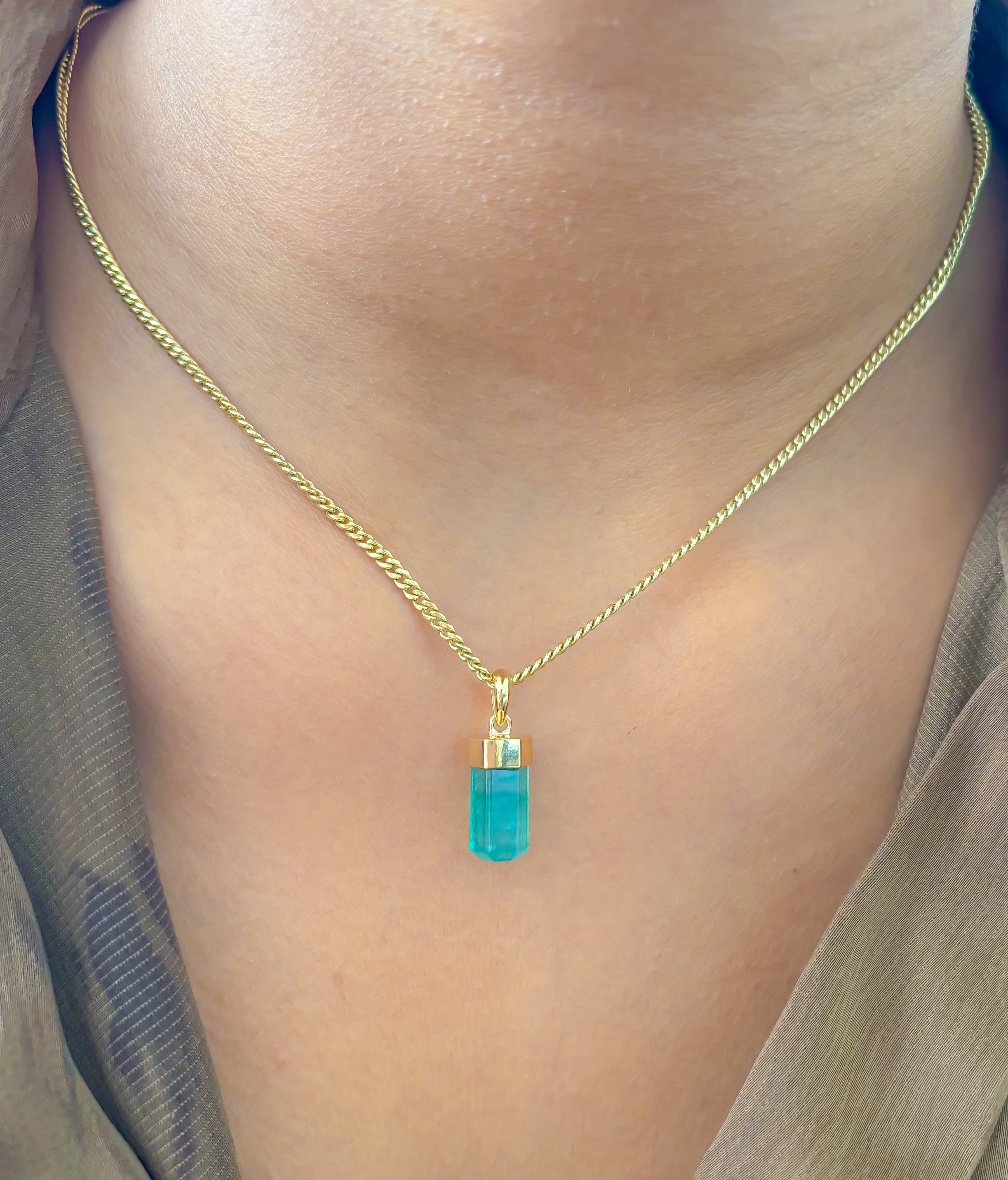 JPPD-980/10279 Emerald Pendant | 18K