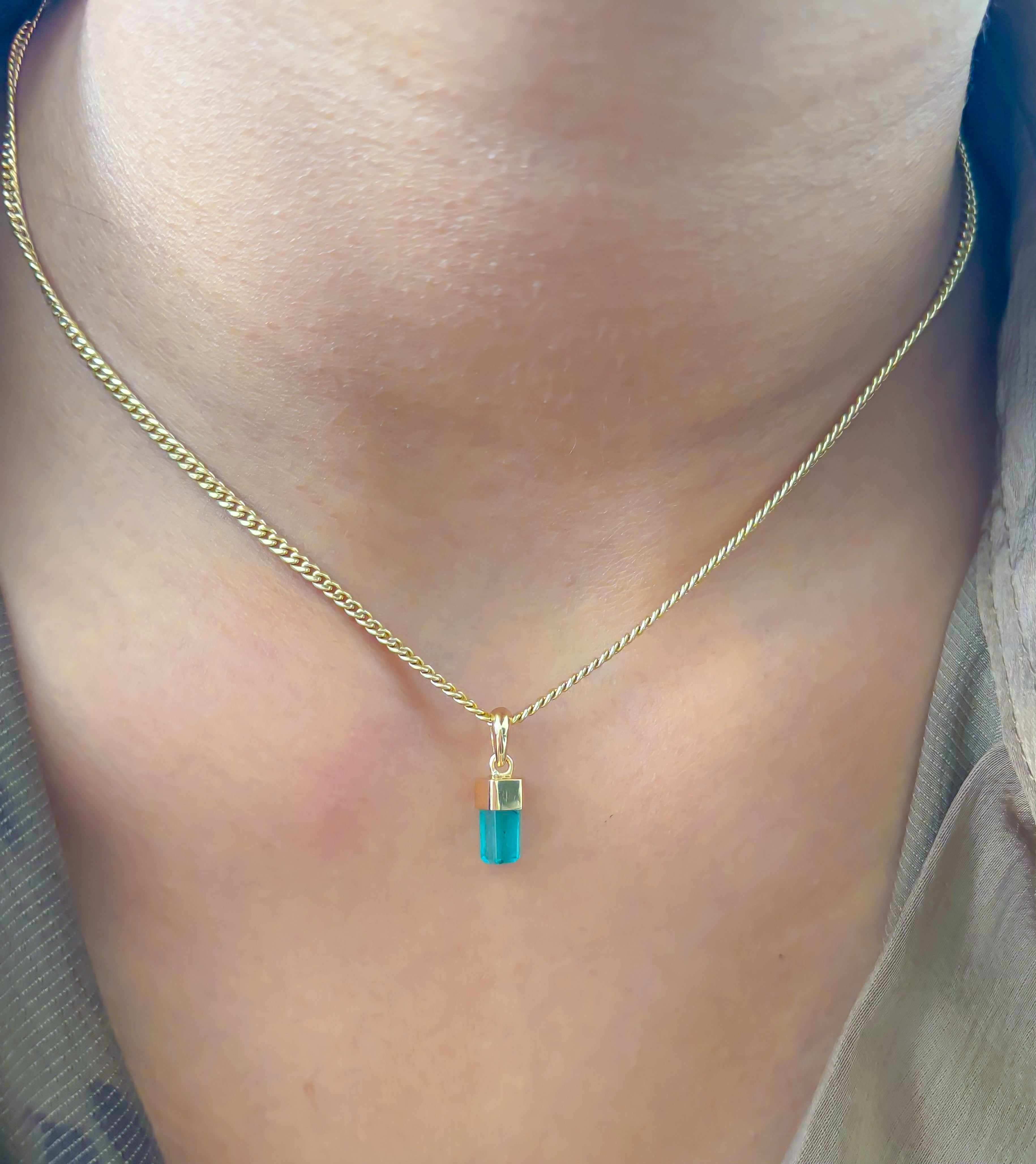JPPD-984/10285 Emerald Pendant | 18K