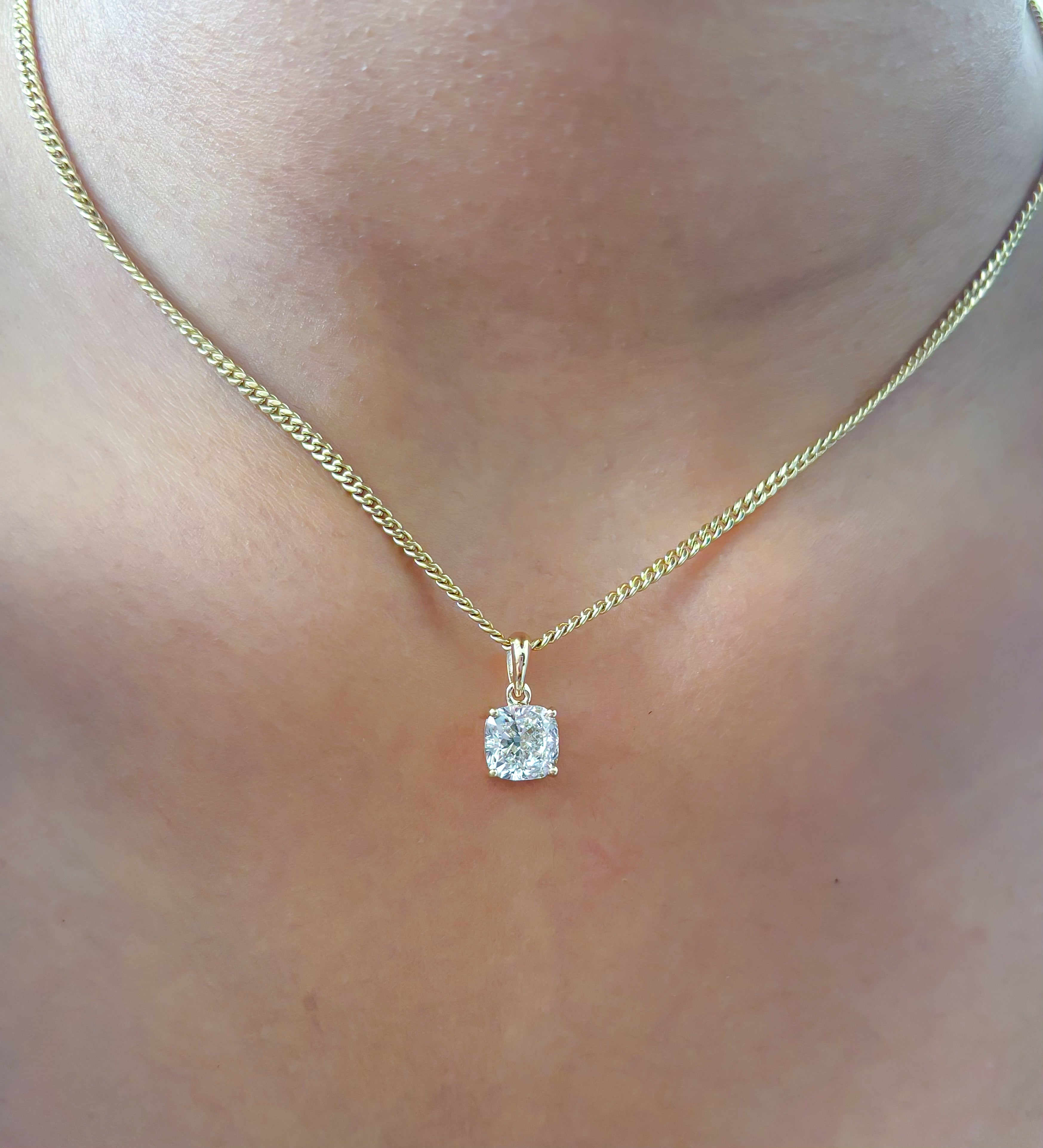 JPPD-989/10313 Lab Grown Diamond Pendant | 14K