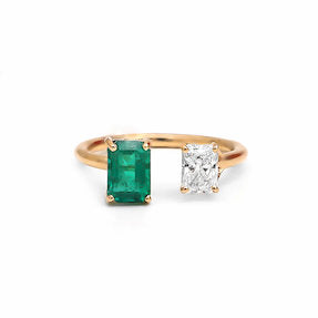 JPRG-1028/2380 Emerald Ring | 18K