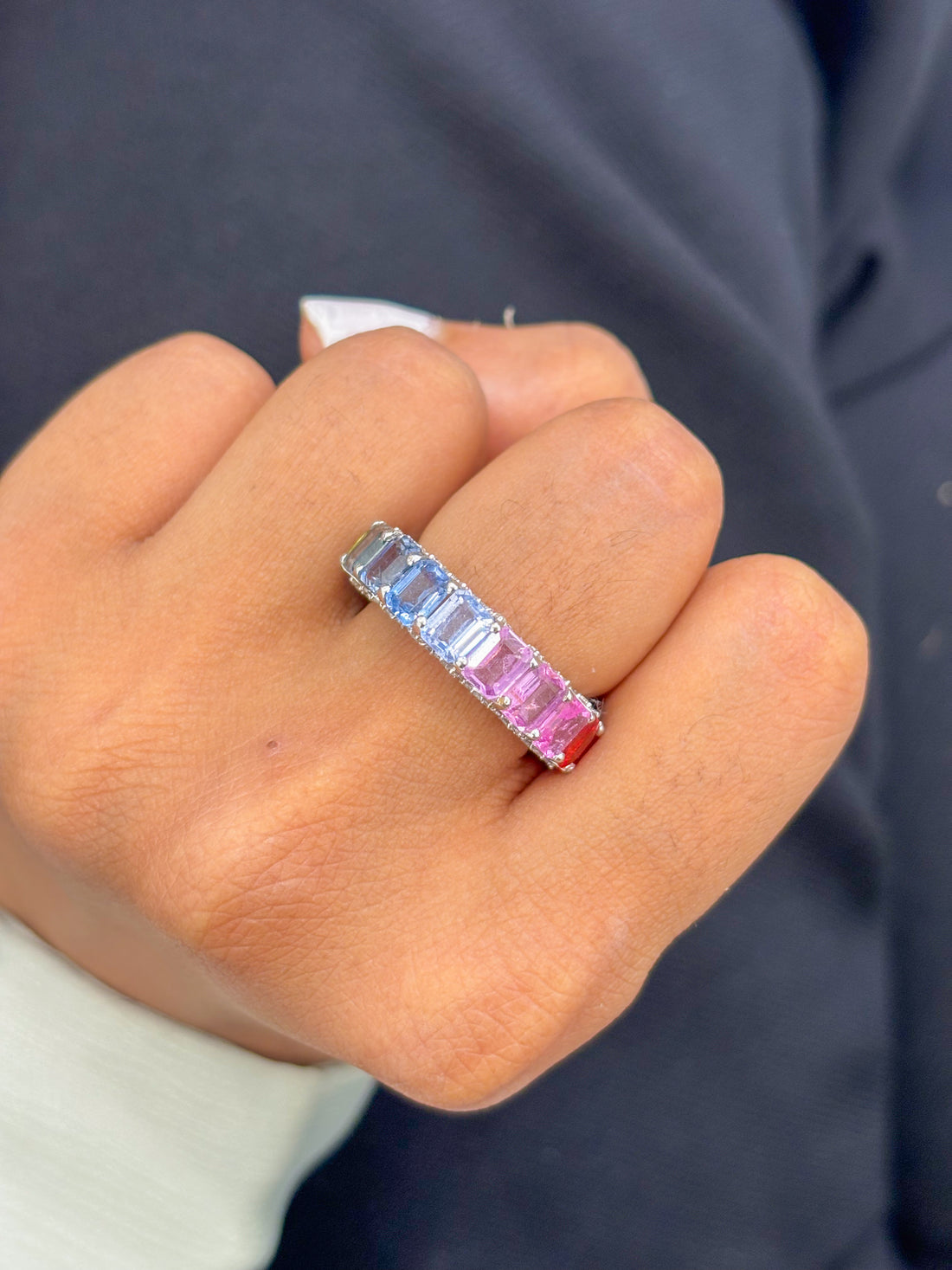 JPRG-1032/2396 Rainbow Ring | 18K