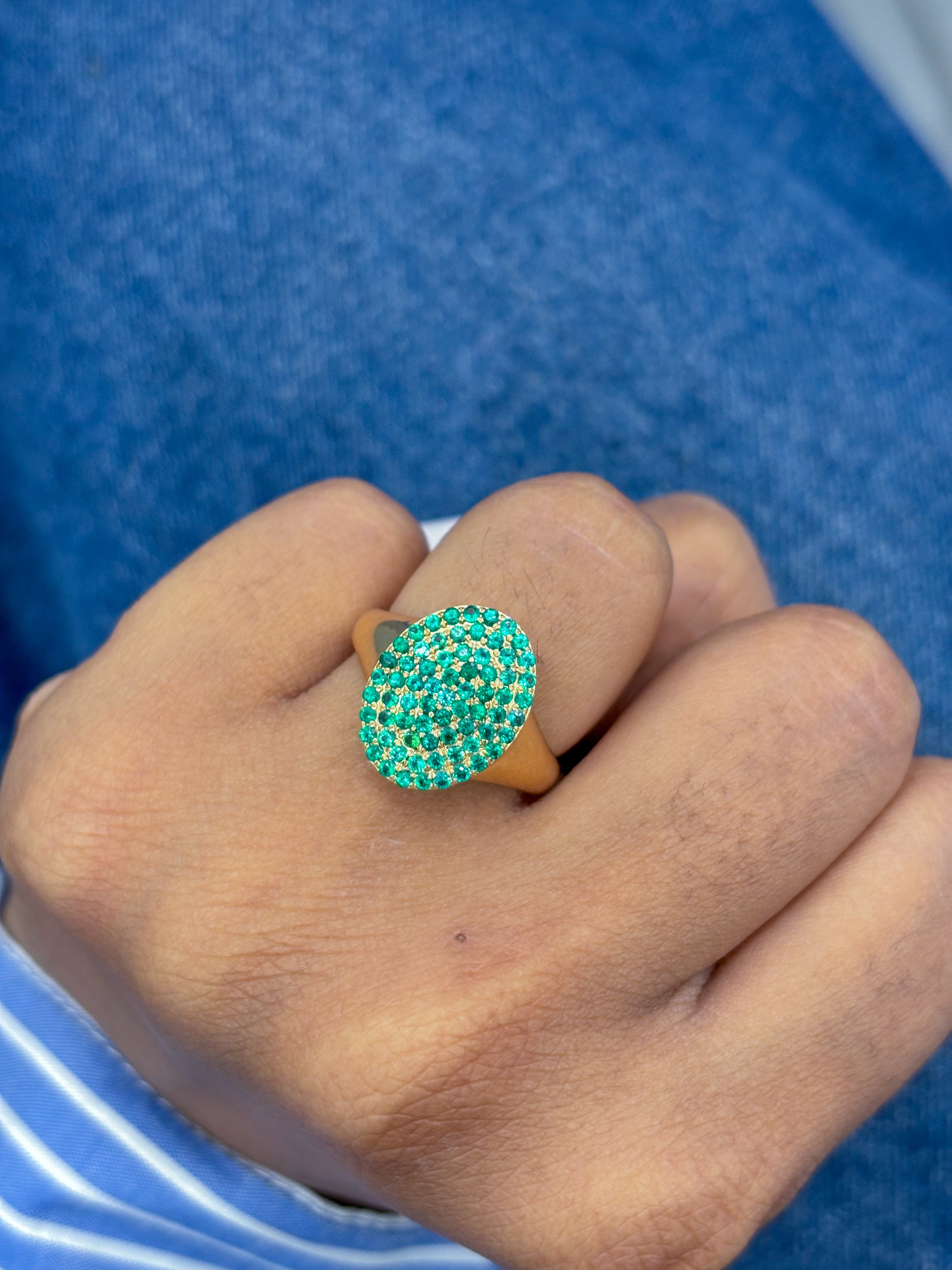 JPRG-1068/2554 Emerald Ring | 14K