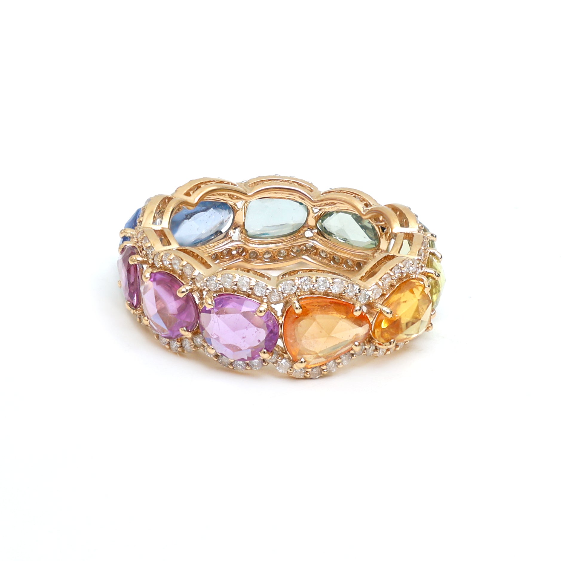 JPRG-1071/2563 Rainbow Ring | 14K