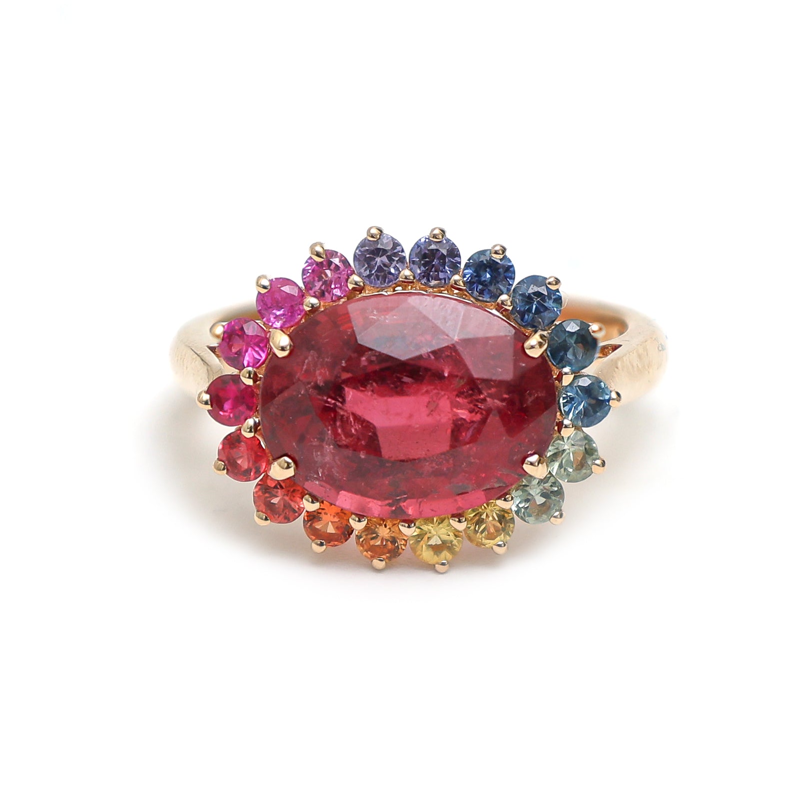 JPRG-1105/2698 Rainbow Ring | 14K
