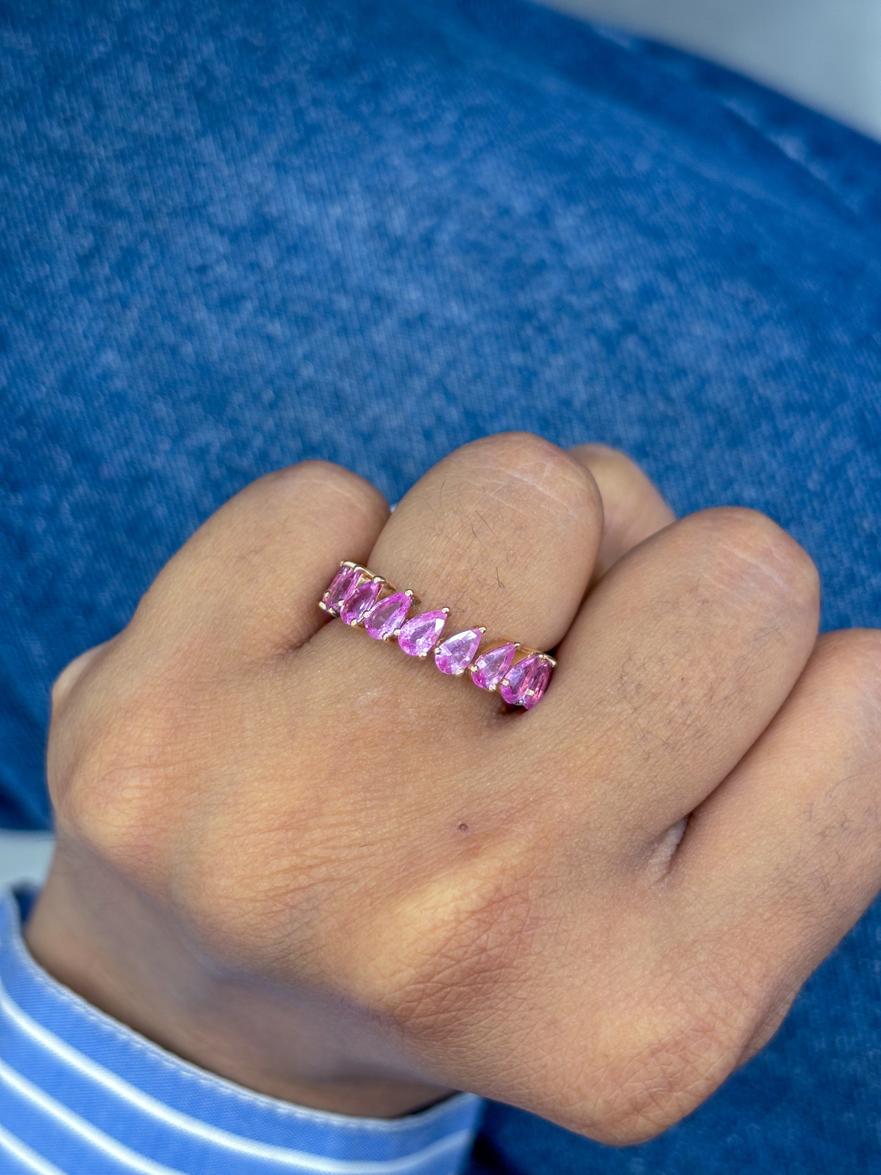 JPRG-119/1405 Pink Sapphire Ring | 14K
