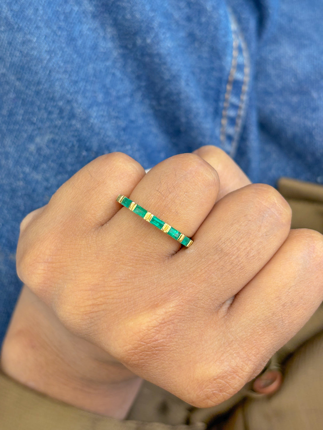 JPRG-1303/3186 Emerald Ring | 18K