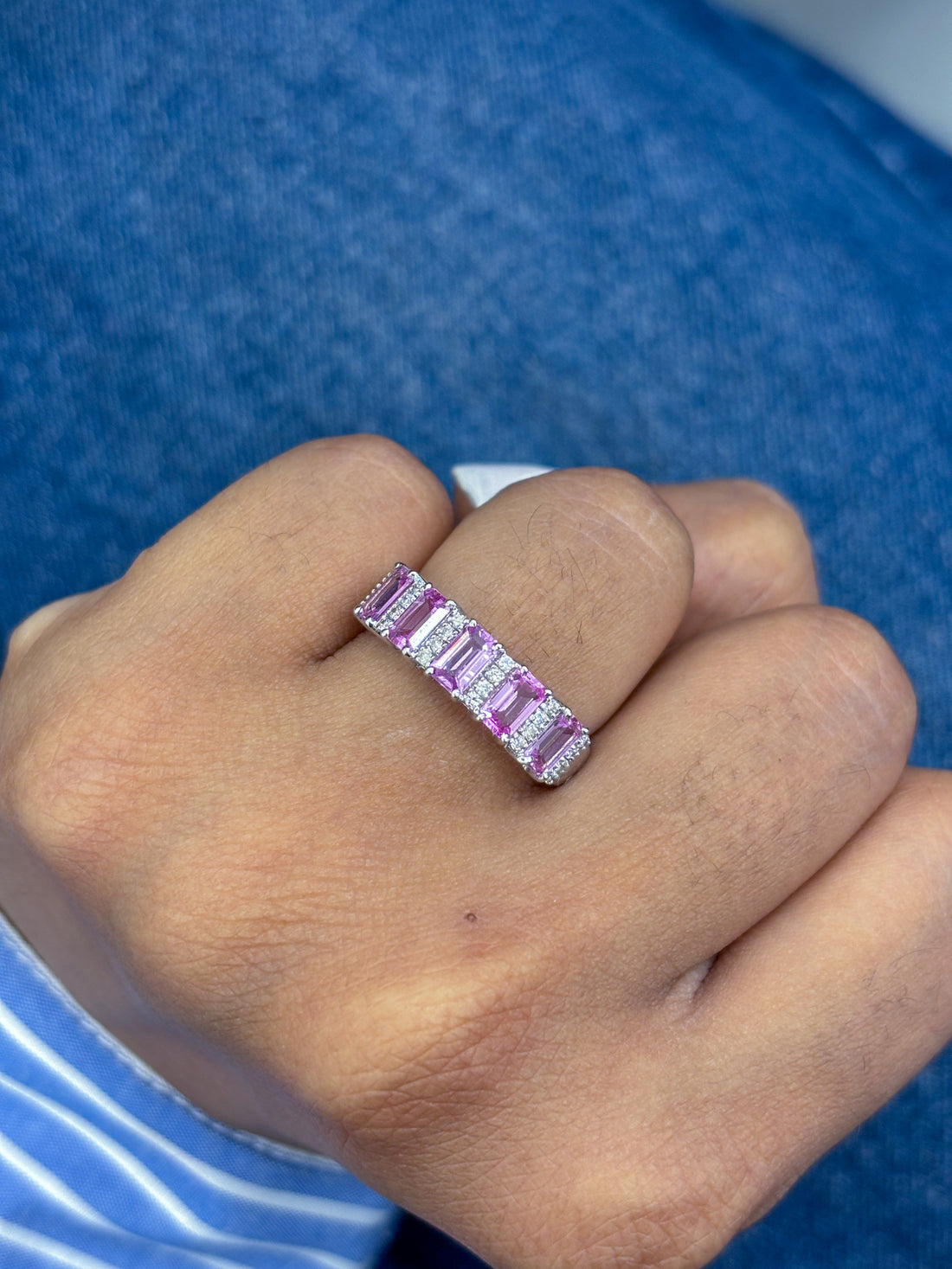 JPRG-1311/3194 Pink Sapphire Ring | 18K