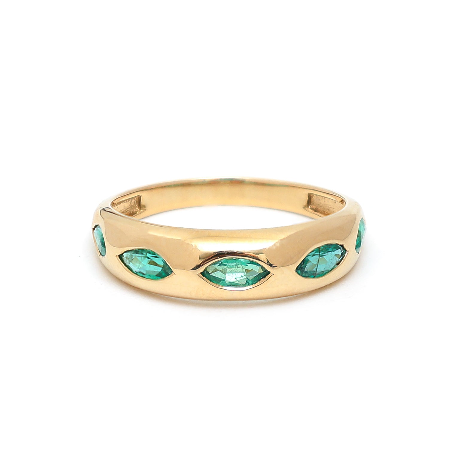 JPRG-1342/3256 Emerald Ring | 18K