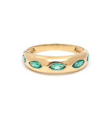 JPRG-1342/3256 Emerald Ring | 18K