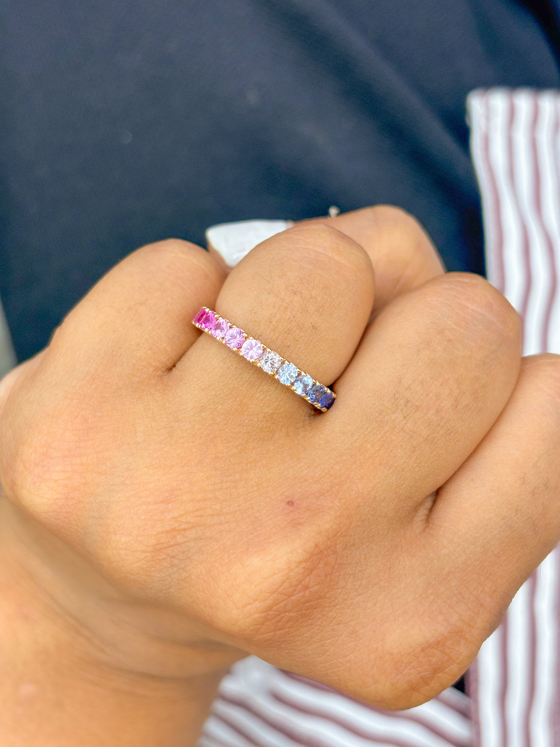 JPRG-1375/3322 Pink Sapphire Ring | 18K