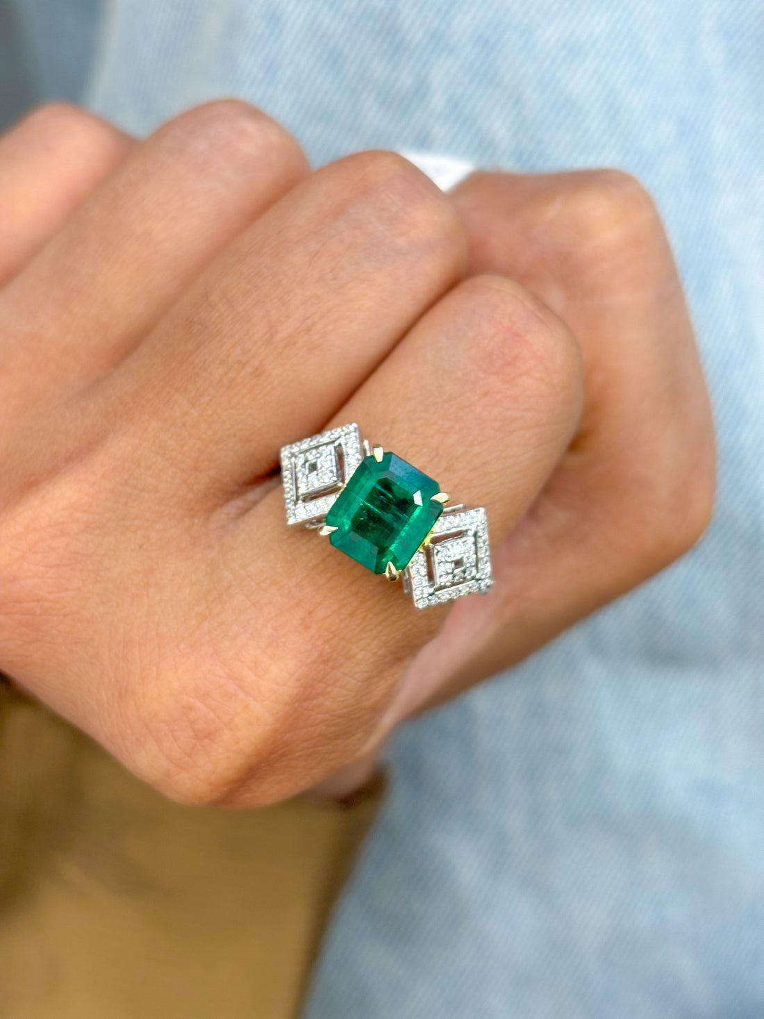 JPRG-14/1783 Emerald Ring | 18K