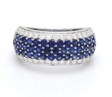 JPRG-142/1357 Blue Sapphire Ring | 18K