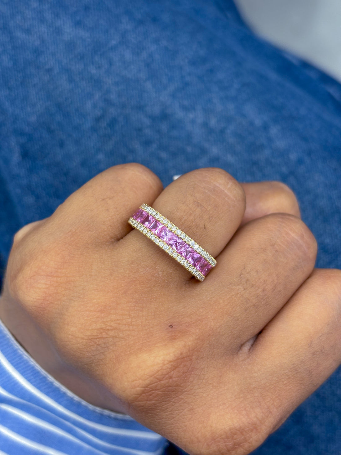 JPRG-1431/3477 Pink Sapphire Ring | 18K