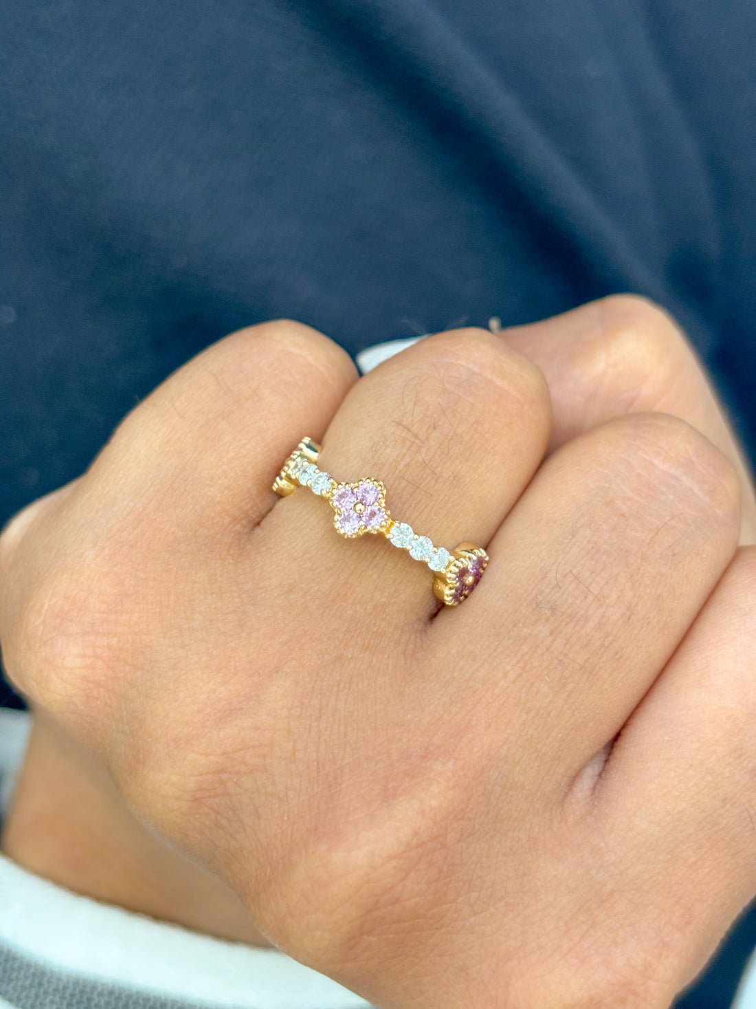 JPRG-1543/3680 Pink Sapphire Ring | 14K