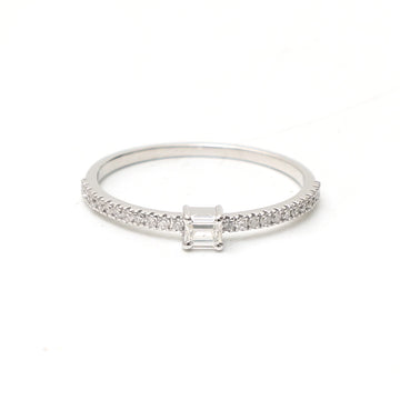 JPRG-1613/4081 Diamond Octagon Thin Ring | 18K