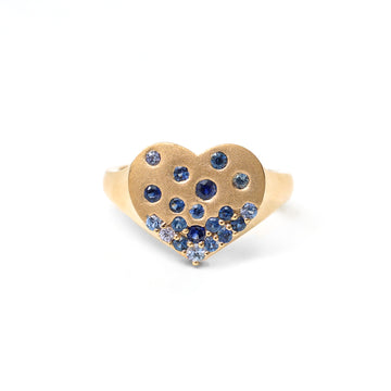 JPRG-1633/4109 Blue Sapphire Ring | 18K