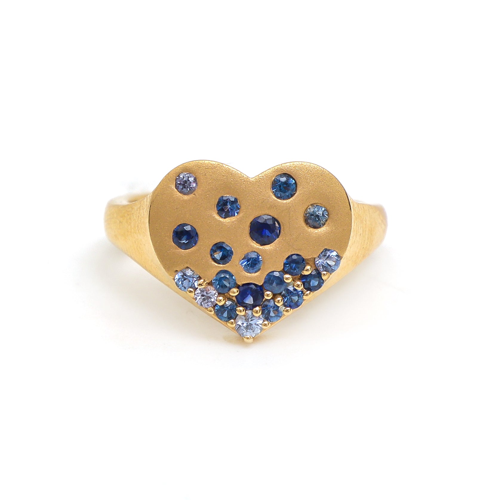 JPRG-1633/4109 Blue Sapphire Ring | 18K