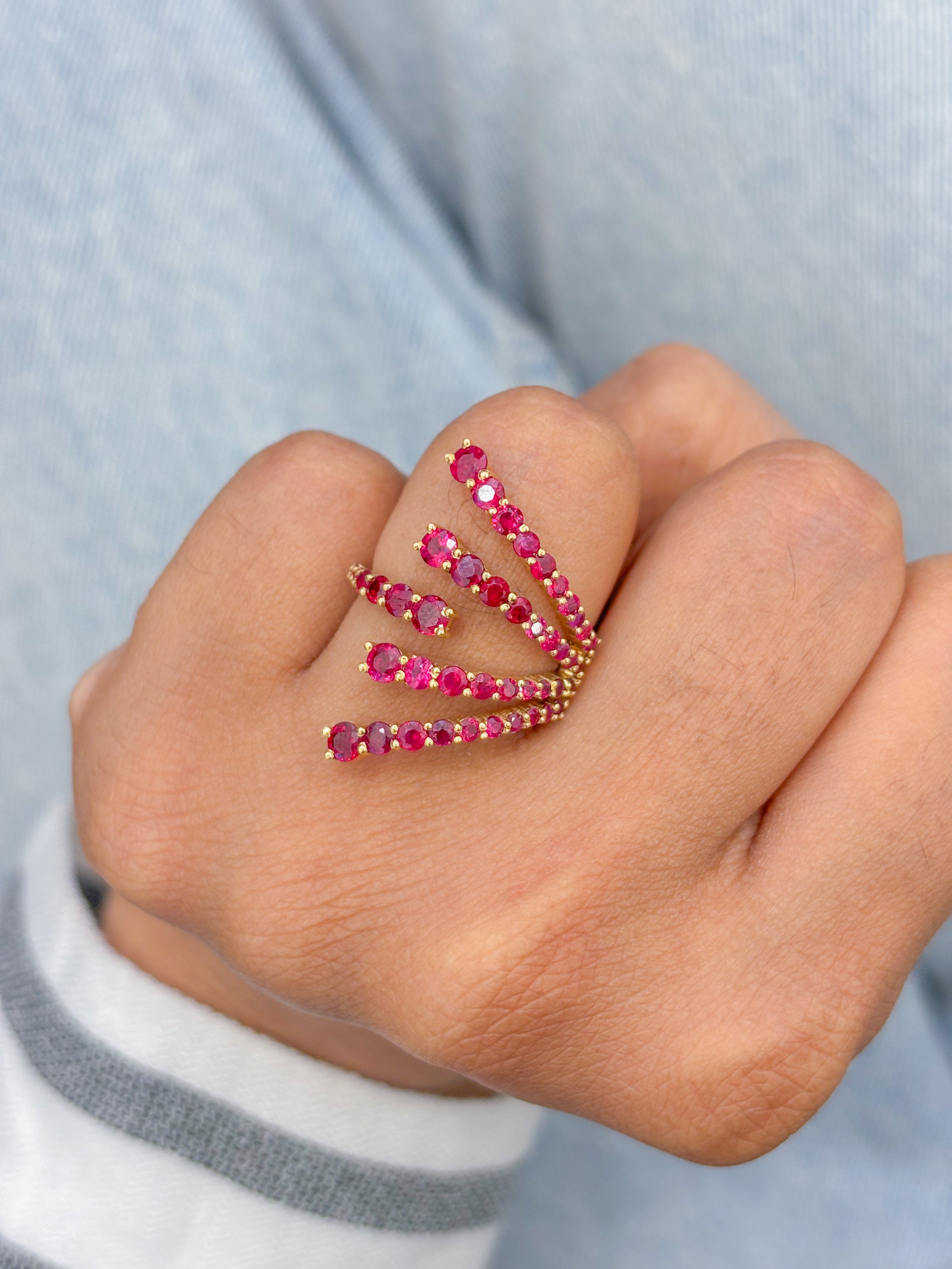 JPRG-1670/4148 Ruby Ring | 18K
