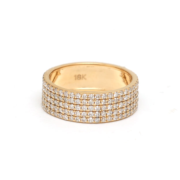 JPRG-1919/4724 Diamond Round Ring | 18K
