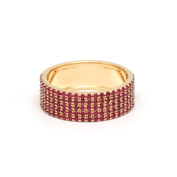 JPRG-1920/4725 Ruby Round Ring | 18K