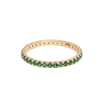 JPRG-2012/4899 Tsavorite Round 1.50Mm Ring | 14K