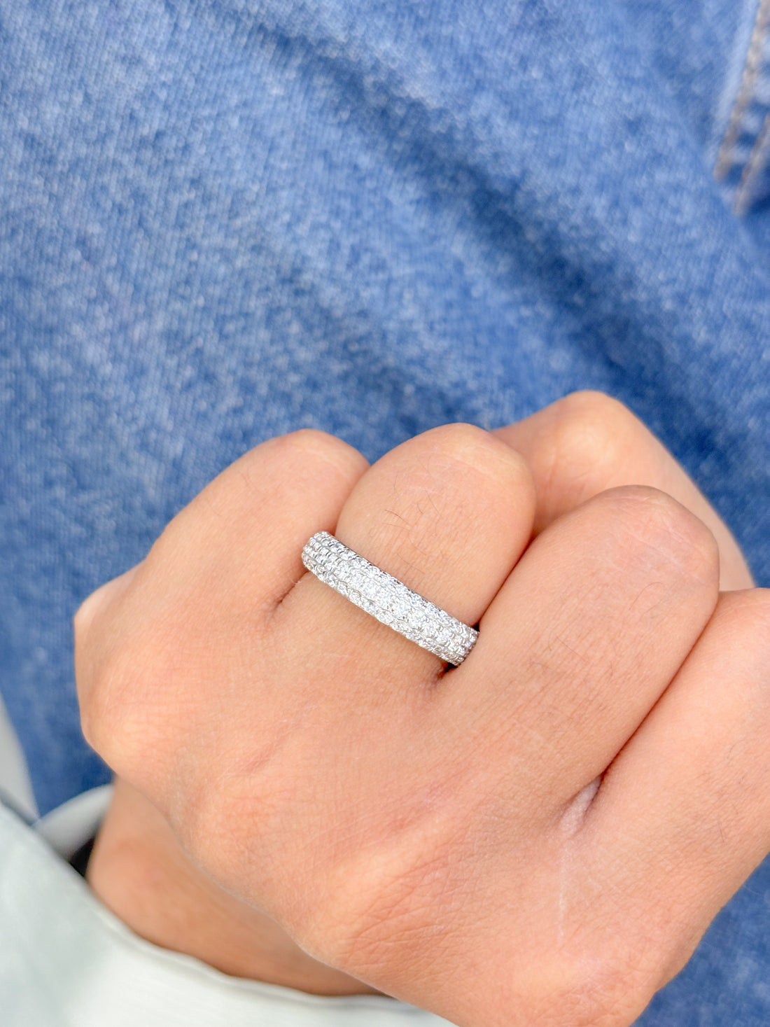 JPRG-2318/5933 Lab Grown Diamond Round Pave1.50Mm Set Ring | 14K