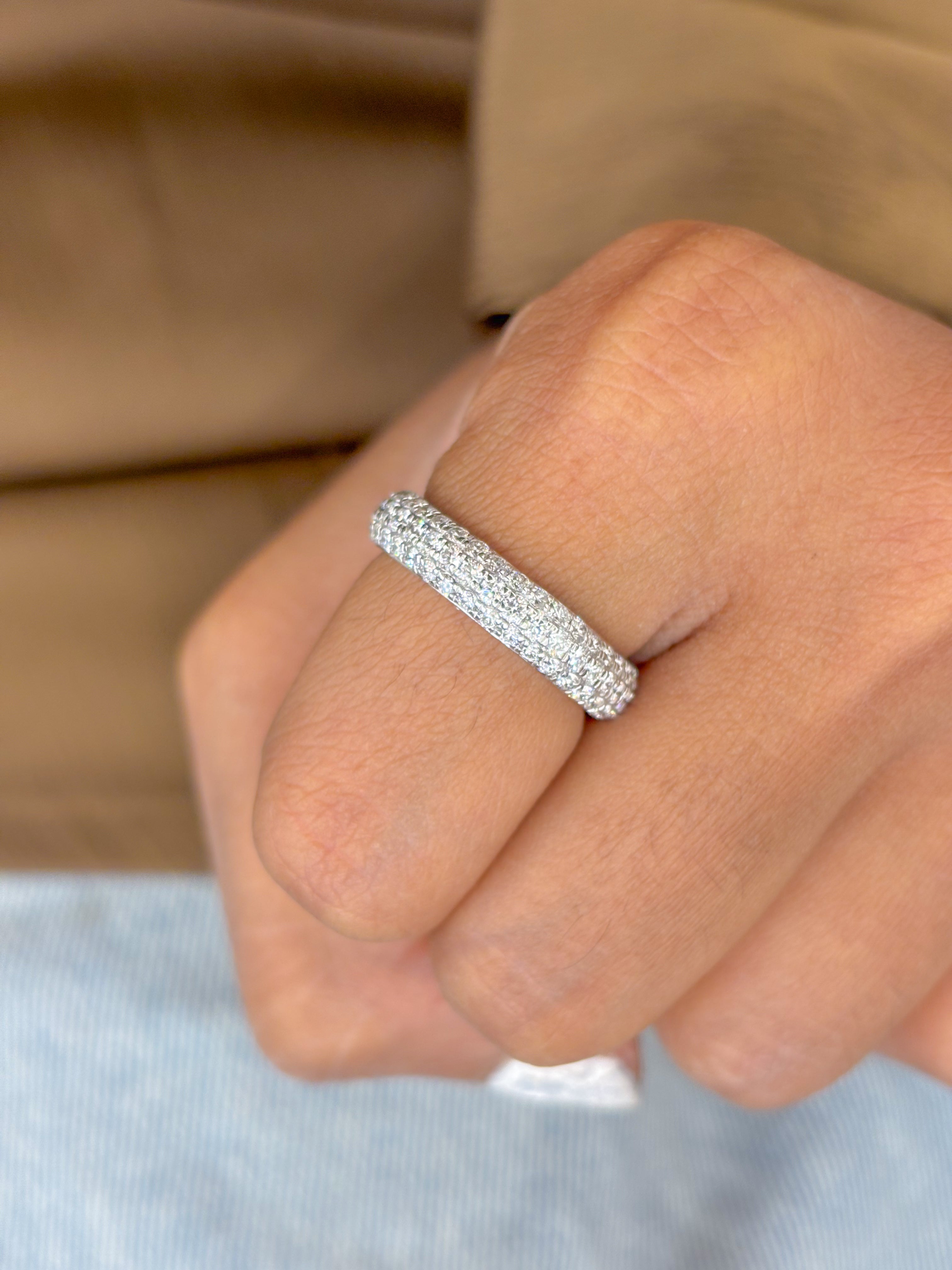JPRG-2320/5934 Diamond Round 1.50Mm Pave Set Ring | 14K
