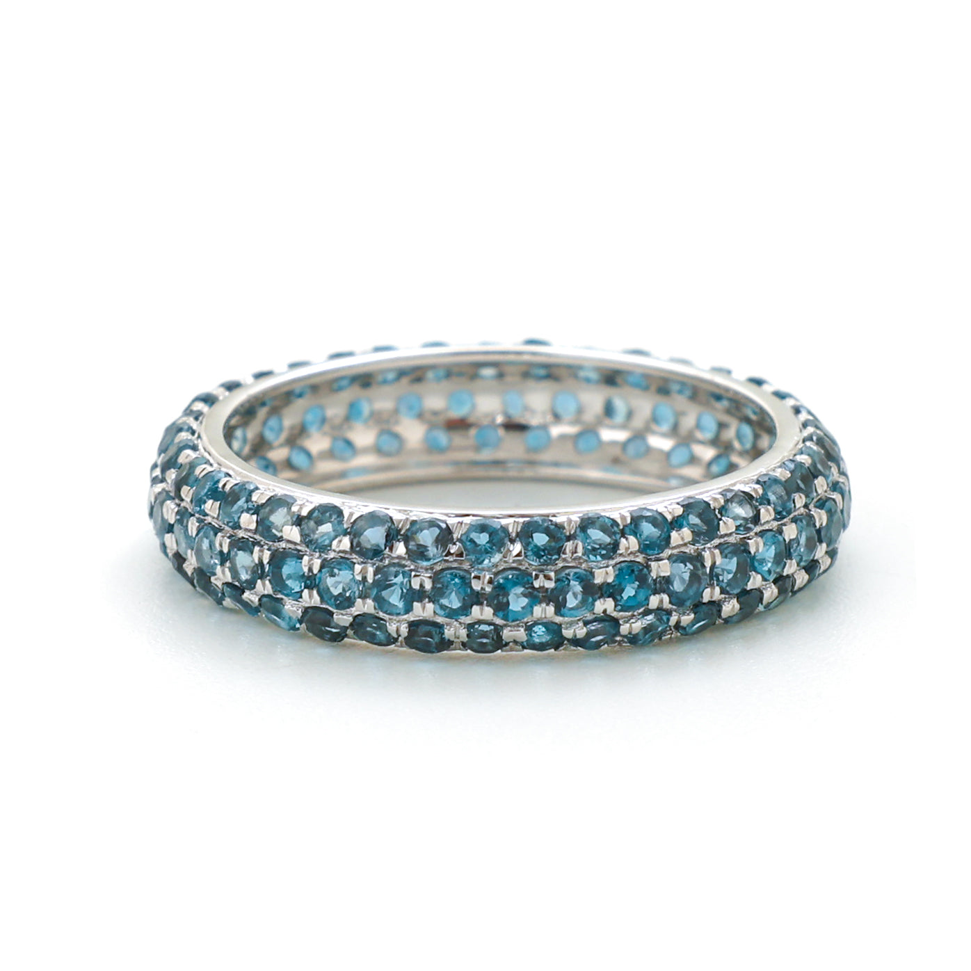JPRG-2340/5969 Lbt Round 1.50Mm Pave Set Ring | 14K