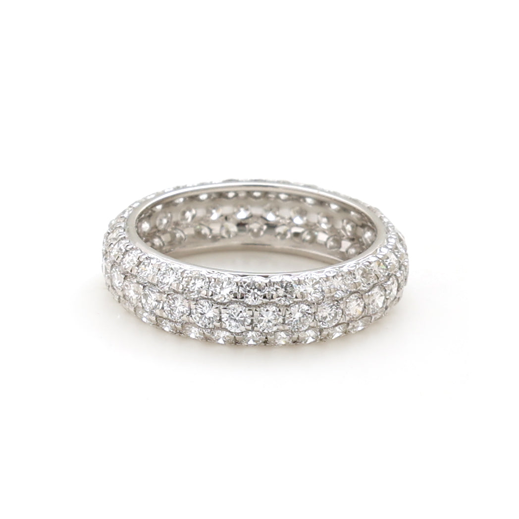 JPRG-2348/5976 Lab Grown Diamond Round 2Mm  Pave Set Ring | 14K