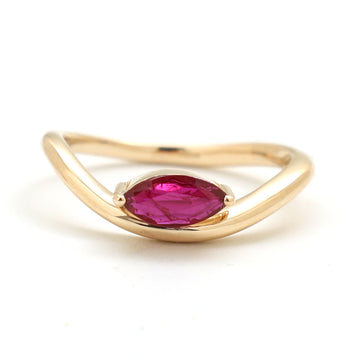 JPRG-2363/5993 Ruby Marquise Ring | 14K