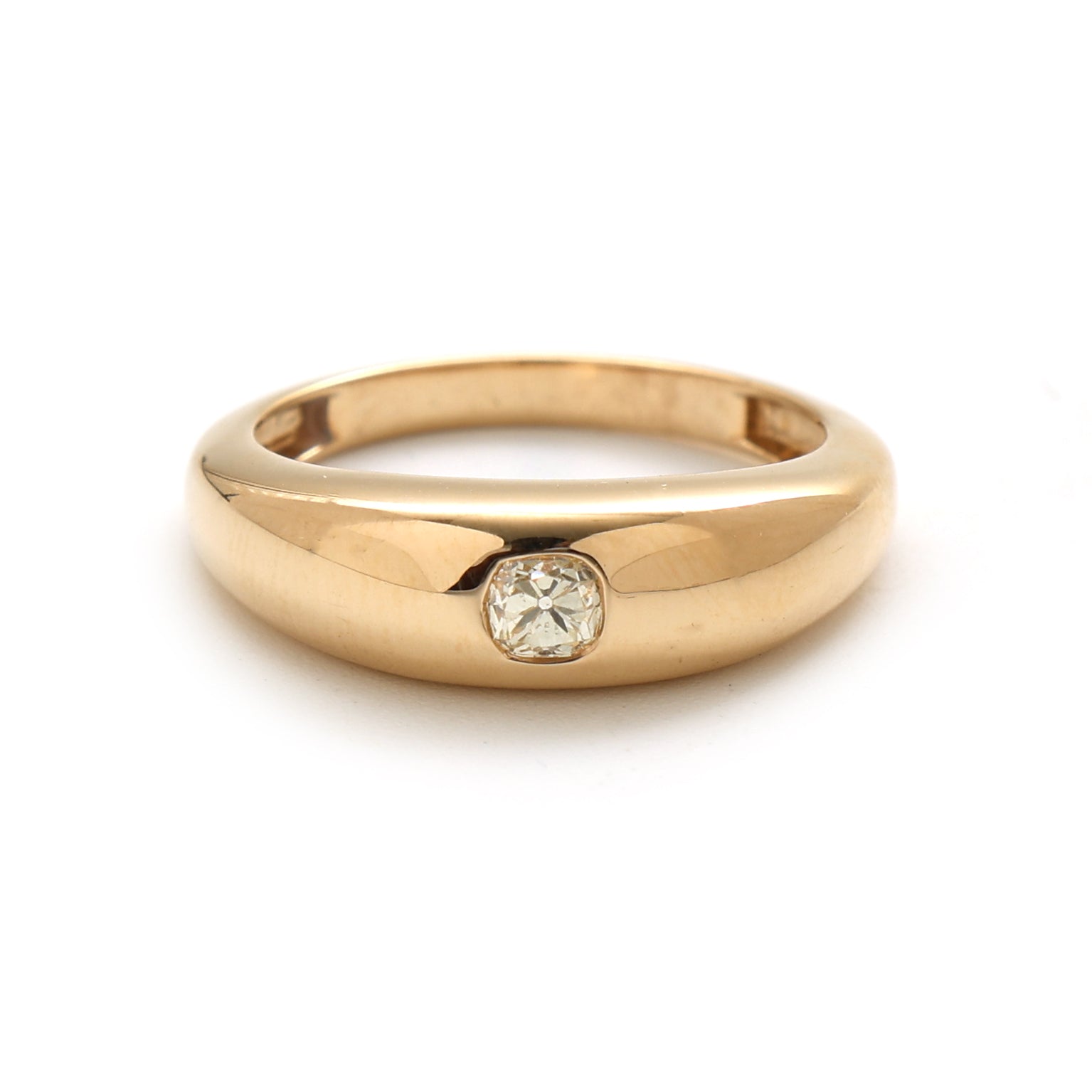 JPRG-2438/6201 Diamond Cushion Chunky Ring | 18K