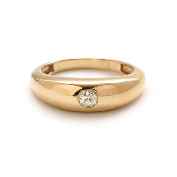 JPRG-2438/6201 Diamond Cushion Chunky Ring | 18K