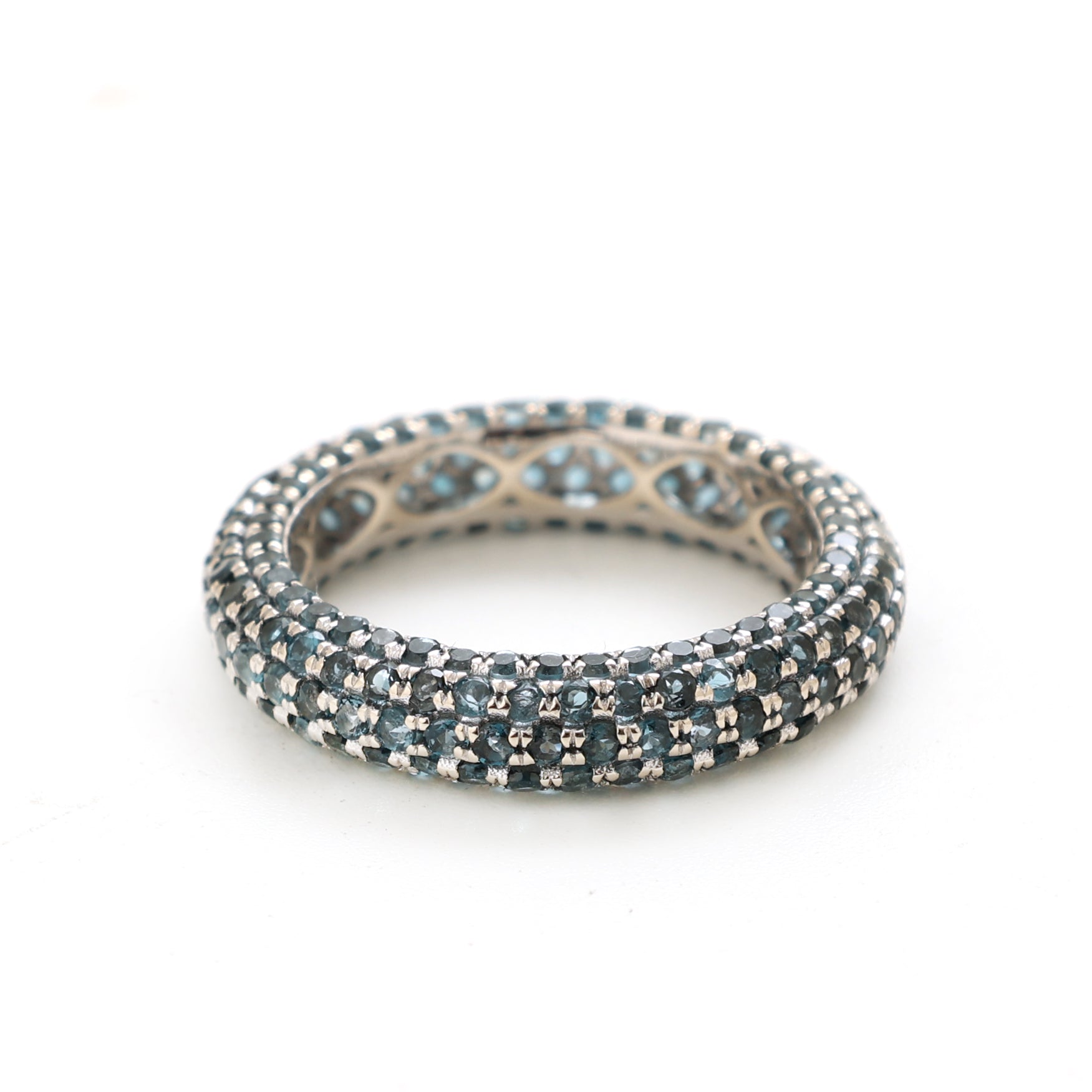 JPRG-2447/6244 Lbt Round Pave Set Ring | 14K
