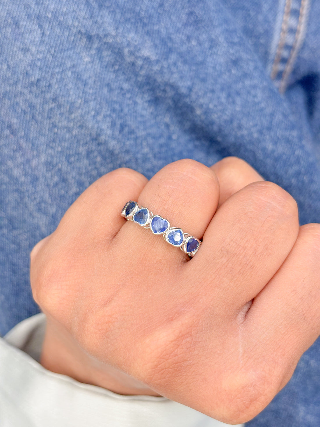 JPRG-253/1367 Blue Sapphire Ring | 14K