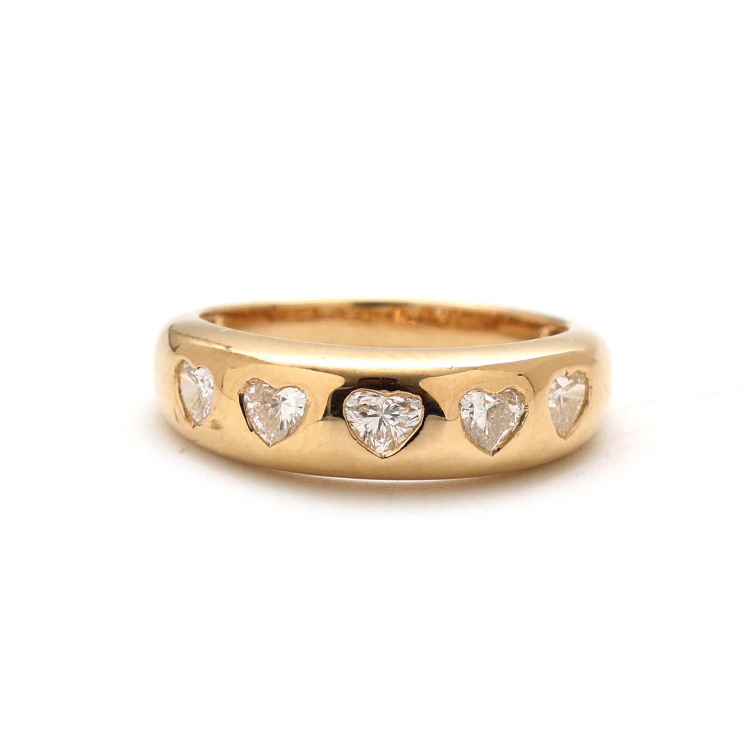JPRG-2574/6659 Diamond Heart Chunky Ring | 18K