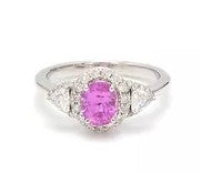 JPRG-265/1442 Pink Sapphire Ring | 14K
