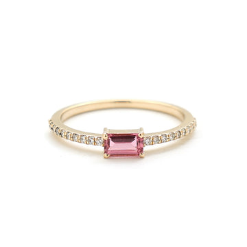 JPRG-2690/6974 Diamond Octagon Thin Ring | 18K