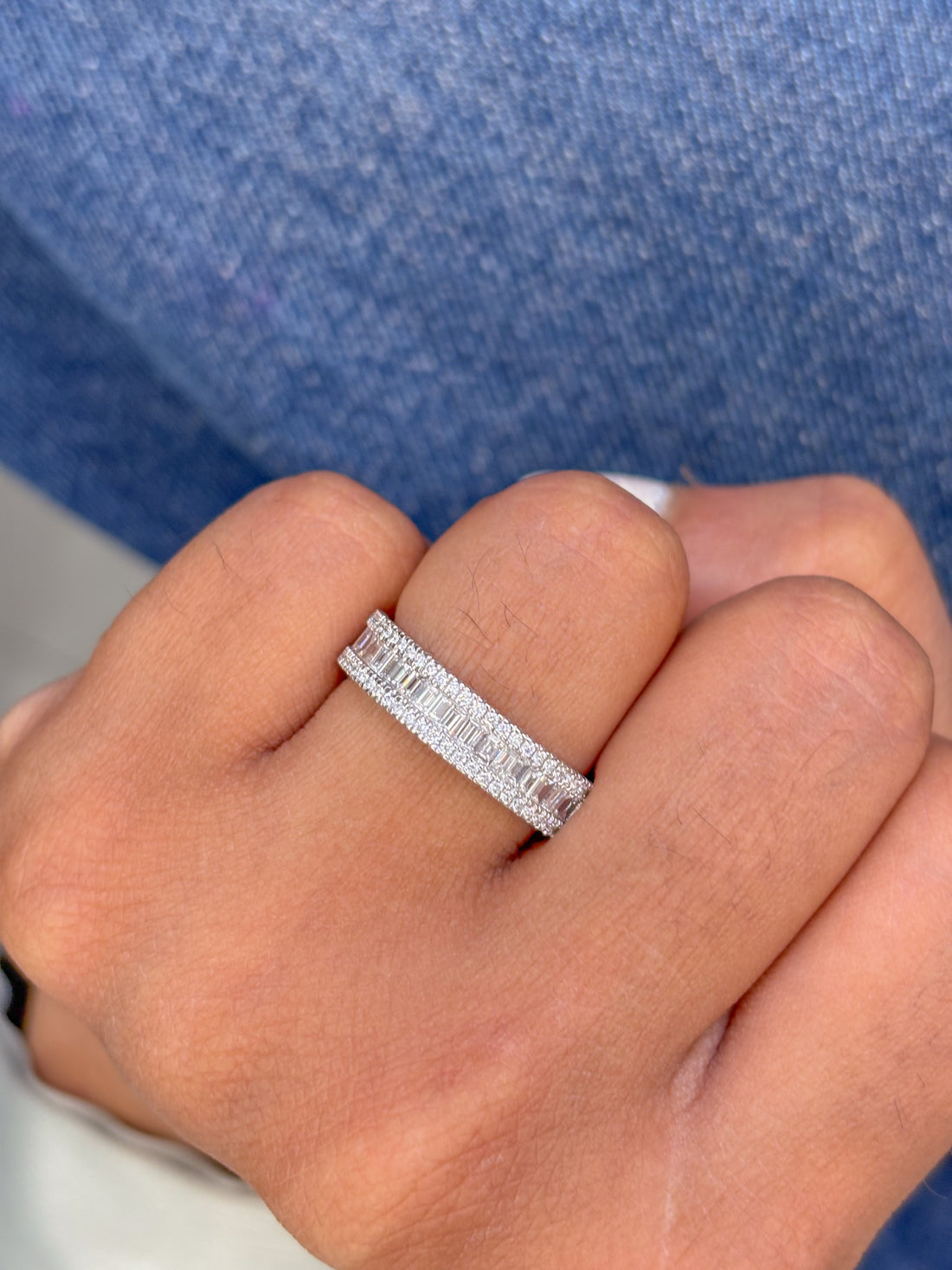 JPRG-2709/7019 Diamond Baguette Ring | 18K