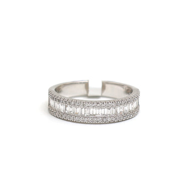 JPRG-2711/7020 Diamond Baguette Ring | 18K